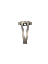 Charger l'image dans la galerie, Bague Tourmaline Bicolore Rose et Vert d'Eau, Tourmalines Paraïba et Saphirs Roses – Or blanc 18 carats mat brut