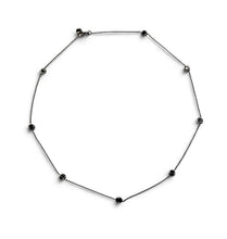 Charger l'image dans la galerie, Collier diamants noirs