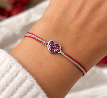 Charger l'image dans la galerie, Bracelet Cœur Rubis
