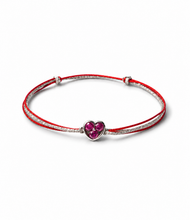 Charger l'image dans la galerie, Bracelet Cœur Rubis
