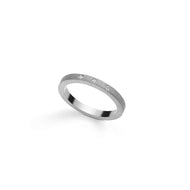 Bague Or Blanc 3 diamants - Victoria