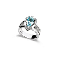 Bague Inattendue Aigue Marine