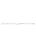 Bracelet identité bébé nuage or blanc 18k