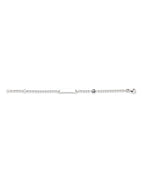 Bracelet identité bébé fleur Or blanc 18k