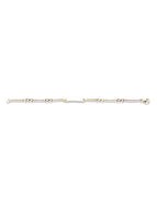 Bracelet Identité bébé bicolore Or jaune 18k