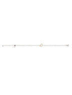 Bracelet Papillon bicolore réglable Or blanc et Or rose 18k
