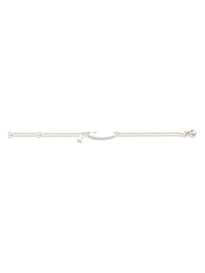 Bracelet identité bébé Papillon découpé Or jaune 18k
